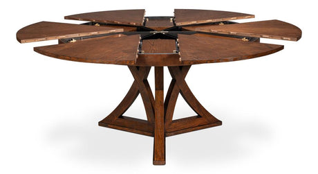 Casual Jupe Brown Dining Table - Ornate Home