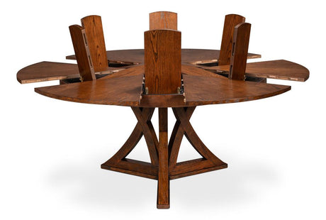 Casual Jupe Brown Dining Table - Ornate Home