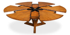 Casual Jupe Brown Dining Table - Ornate Home