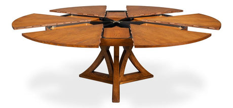 Casual Jupe Brown Dining Table - Ornate Home