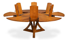 Casual Jupe Brown Dining Table - Ornate Home