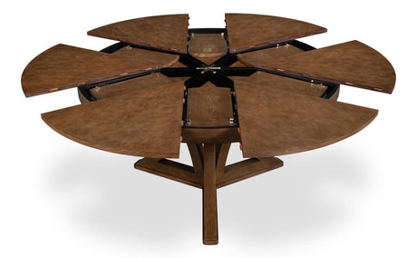 Casual Jupe Brown Dining Table - Ornate Home
