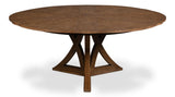 Casual Jupe Brown Dining Table - Ornate Home