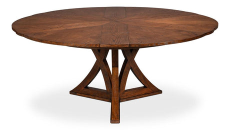 Casual Jupe Brown Dining Table - Ornate Home