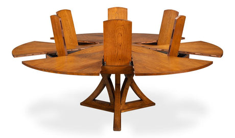Casual Jupe Brown Dining Table - Ornate Home