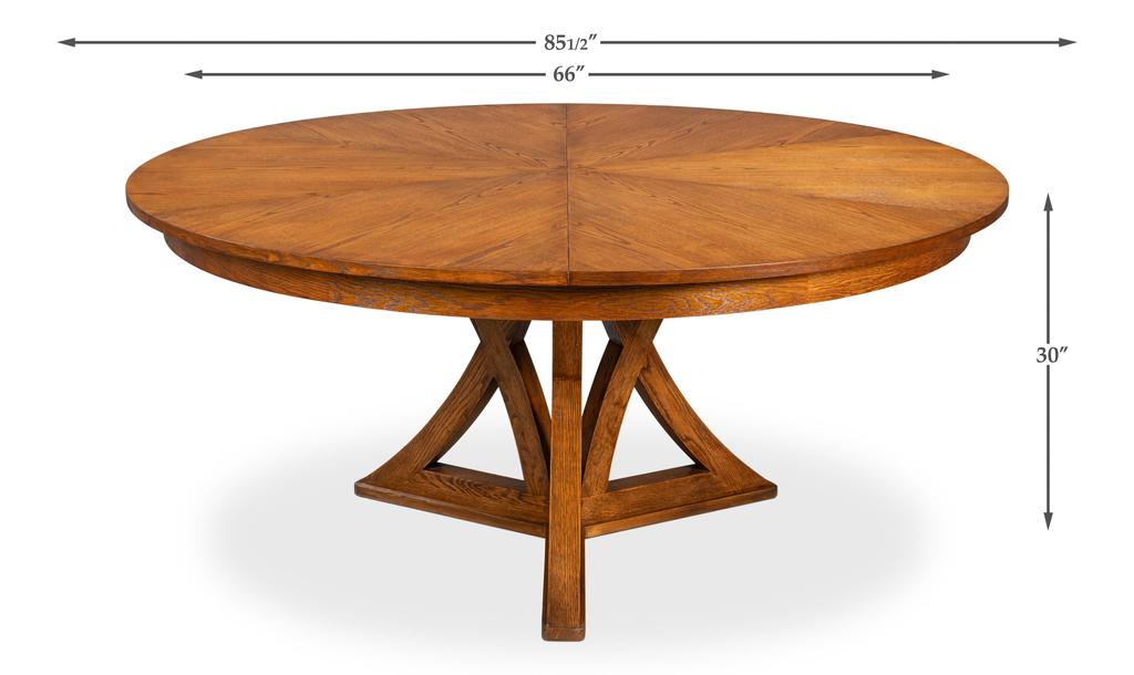 Casual Jupe Brown Dining Table - Ornate Home