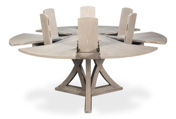 Casual Jupe Grey Dining Table - Ornate Home