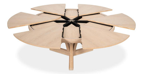 Casual Jupe Natural Dining Table - Ornate Home