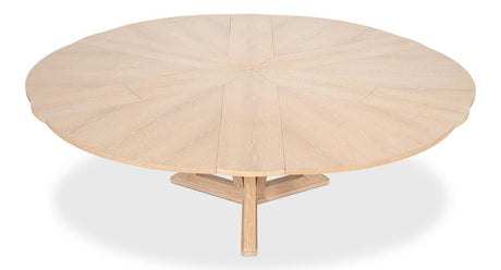 Casual Jupe Natural Dining Table - Ornate Home