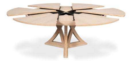 Casual Jupe Natural Dining Table - Ornate Home