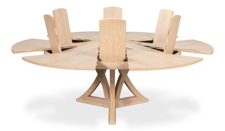 Casual Jupe Natural Dining Table - Ornate Home