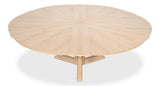 Casual Jupe Natural Dining Table - Ornate Home
