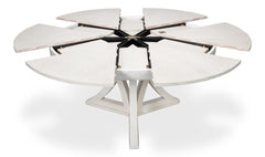 Casual Jupe White Dining Table - Ornate Home