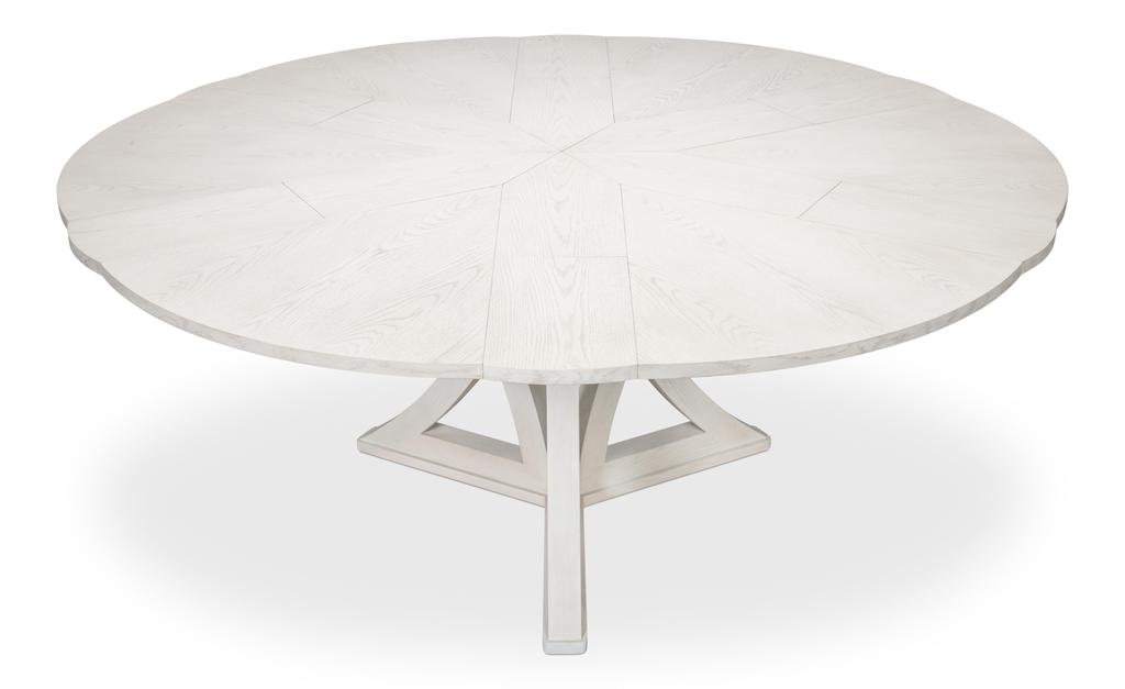 Casual Jupe White Dining Table - Ornate Home