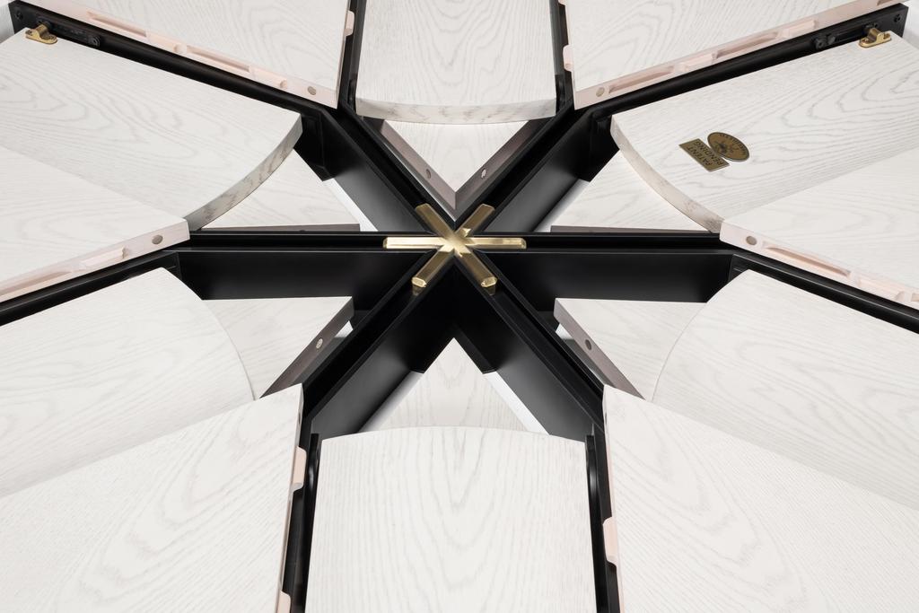 Casual Jupe White Dining Table - Ornate Home