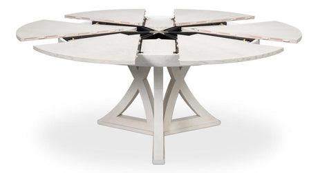 Casual Jupe White Dining Table - Ornate Home