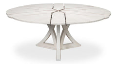 Casual Jupe White Dining Table - Ornate Home