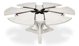 Casual Jupe White Dining Table - Ornate Home