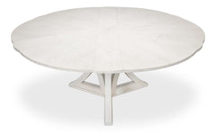 Casual Jupe White Dining Table - Ornate Home