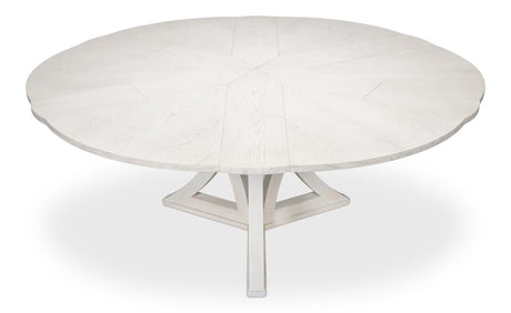 Casual Jupe White Dining Table - Ornate Home
