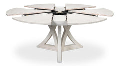 Casual Jupe White Dining Table - Ornate Home