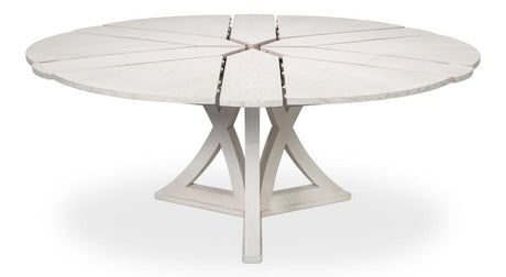Casual Jupe White Dining Table - Ornate Home