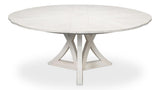 Casual Jupe White Dining Table - Ornate Home