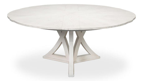 Casual Jupe White Dining Table - Ornate Home