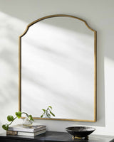 Catai Gold Mirror with Iron Base - Ornate Home