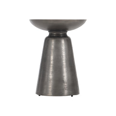 Catalan Matte Graphite Outdoor Accent Table - Ornate Home