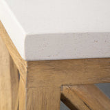 Catali Ivory Stone Console Table - Ornate Home