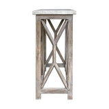 Catali Ivory Stone Console Table - Ornate Home
