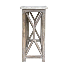 Catali Ivory Stone Console Table - Ornate Home