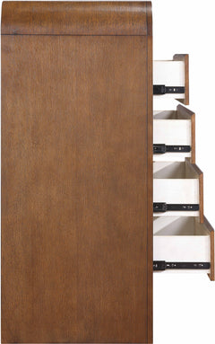 Catalina Brown Wood And Veneer Chest - Ornate Home