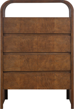 Catalina Brown Wood And Veneer Chest - Ornate Home