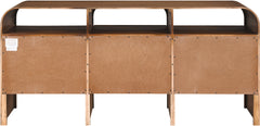 Catalina Brown Wood And Veneer Dresser - Ornate Home