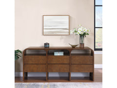 Catalina Brown Wood And Veneer Dresser - Ornate Home