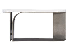 Catalina Graphite/White Plaster Console Table - Ornate Home