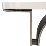 Catalina Graphite/White Plaster Console Table - Ornate Home