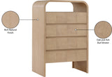 Catalina Natural Wood And Veneer Chest - Ornate Home