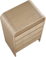 Catalina Natural Wood And Veneer Chest - Ornate Home