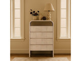 Catalina Natural Wood And Veneer Chest - Ornate Home