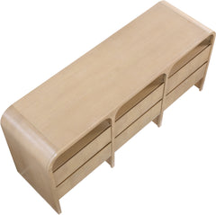 Catalina Natural Wood And Veneer Dresser - Ornate Home