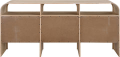 Catalina Natural Wood And Veneer Dresser - Ornate Home