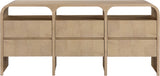 Catalina Natural Wood And Veneer Dresser - Ornate Home
