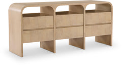 Catalina Natural Wood And Veneer Dresser - Ornate Home