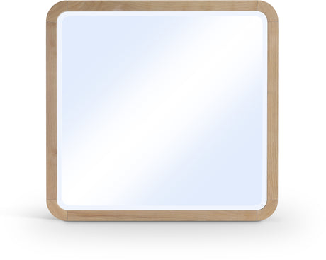 Catalina Natural Wood And Veneer Mirror - Ornate Home