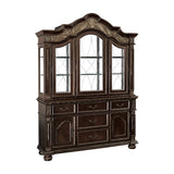 Catalonia Dark Cherry Buffet & Hutch - Ornate Home