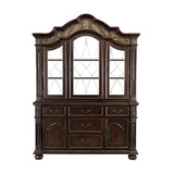 Catalonia Dark Cherry Buffet & Hutch - Ornate Home