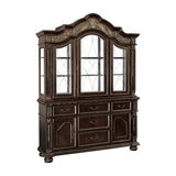 Catalonia Dark Cherry Buffet & Hutch - Ornate Home